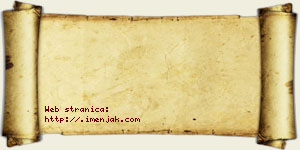 Emilija Perunović vizit kartica